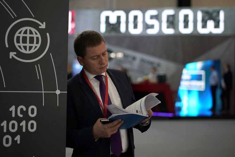 Стенд Москвы на Петербургском международном экономическом форуме Стенд Москвы на Петербургском международном экономическом форуме