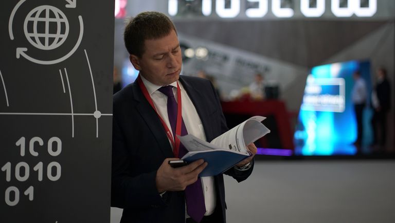 Стенд Москвы на Петербургском международном экономическом форуме