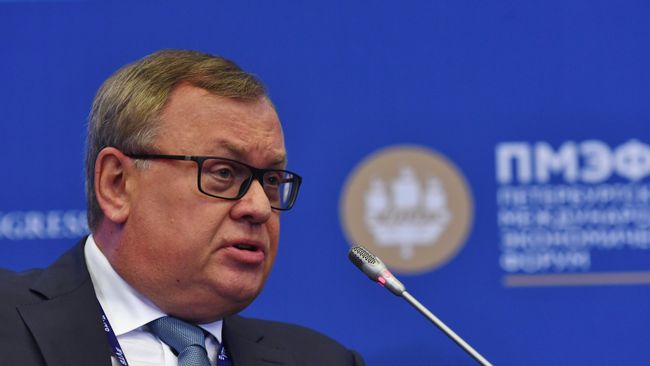 Президент – председатель правления Банка ВТБ Андрей Костин