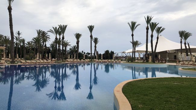 Бассейн в отеле Movenpick, Сус, Тунис Бассейн в отеле Movenpick, Сус, Тунис