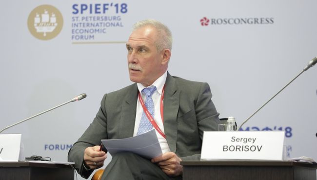 Губернатор Ульяновской области Сергей Морозов на ПМЭФ-2018 Губернатор Ульяновской области Сергей Морозов на ПМЭФ-2018