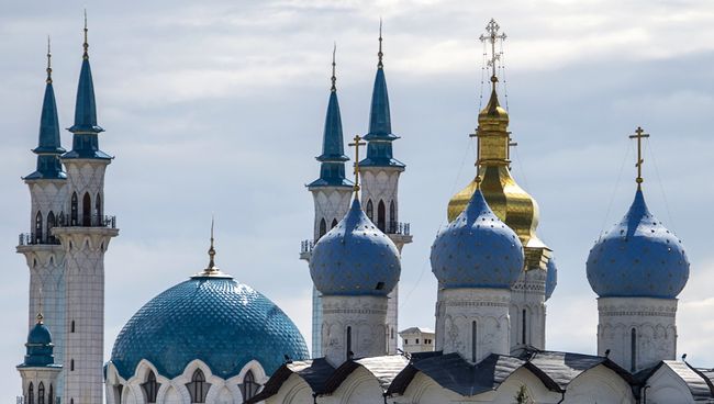 Мечеть Кул-Шариф и Благовещенский собор. Архивное фото