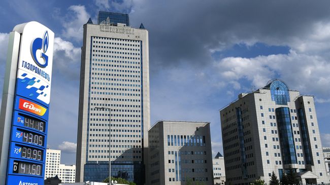Здание компании Газпром в Москве 