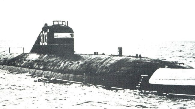Атомная подводная лодка К-3 Ленинский комсомол (проекта 627). Архивное фото Атомная подводная лодка К-3 Ленинский комсомол (проекта 627). Архивное фото