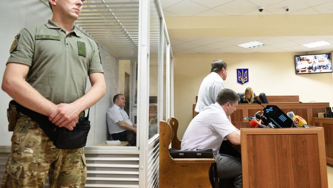 Директор украинского предприятия по производству оружия Борис Герман, обвиняемый в организации покушения на журналиста Аркадия Бабченко в Киеве, на судебном заседании. 31 мая 2018 Директор украинского предприятия по производству оружия Борис Герман, обвиняемый в организации покушения на журналиста Аркадия Бабченко в Киеве, на судебном заседании. 31 мая 2018