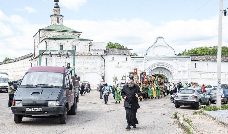 Участники Крестного Хода в Переславле-Залесском. 1 июня 2018