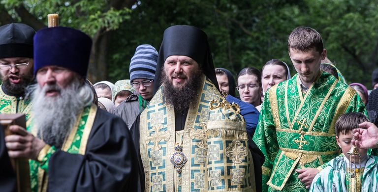 Участники Крестного Хода в Переславле-Залесском. 1 июня 2018