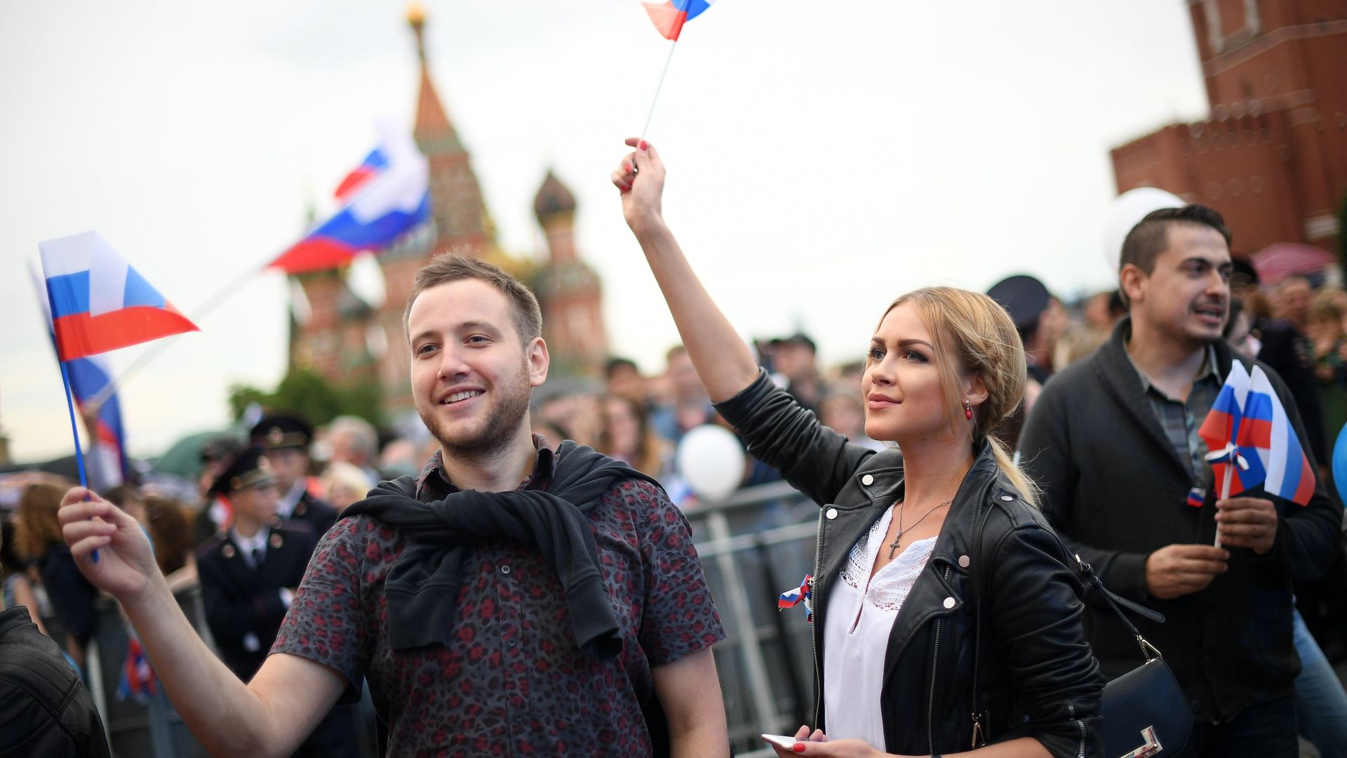 Празднование Дня России в Москве Празднование Дня России в Москве - РИА Новости, 1920, 12.08.2020