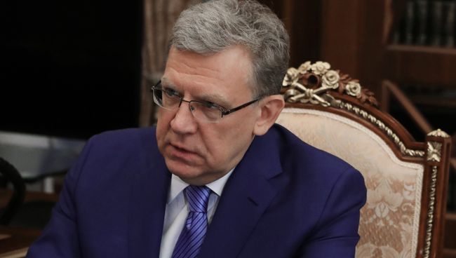 Председатель Счетной палаты Алексей Кудрин во время встречи с президентом РФ Владимиром Путиным. 4 июня 2018