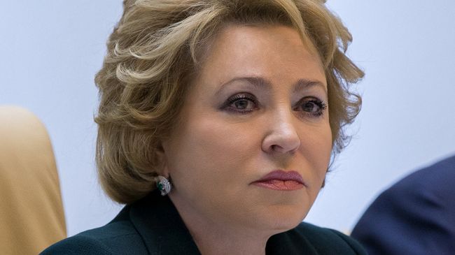 Председатель Совета Федерации РФ Валентина Матвиенко. Архивное фото