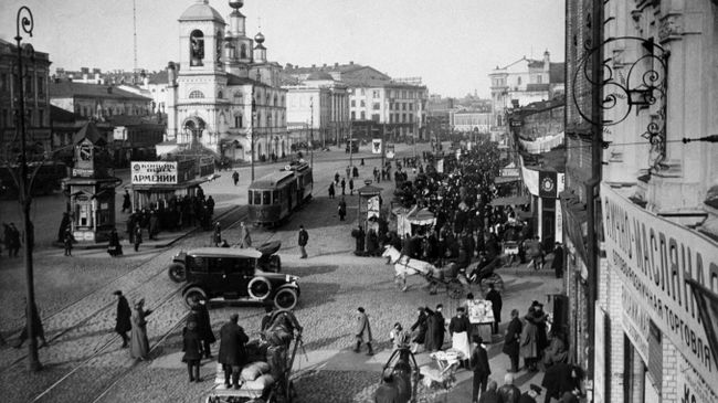 Старая Москва. Охотный ряд, 1925 г