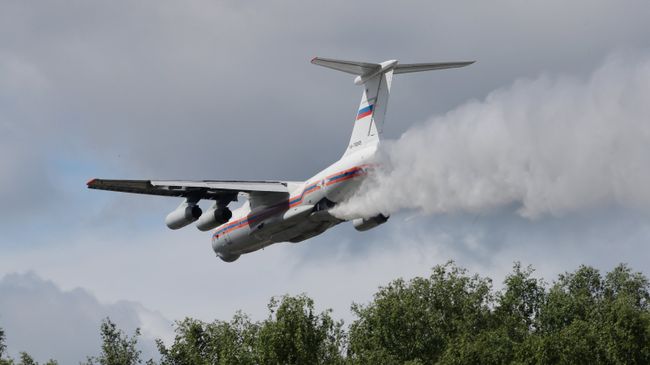 Самолет МЧС РФ ИЛ-76ТД Самолет МЧС РФ ИЛ-76ТД