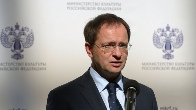 Министр культуры РФ Владимир Мединский на торжественной церемонии награждения деятелей культуры и искусства. 6 июня 2018