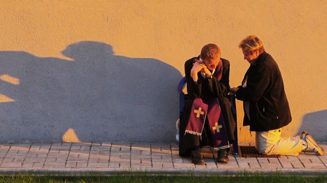 Католический фестиваль в деревне Будслав в Белоруссии