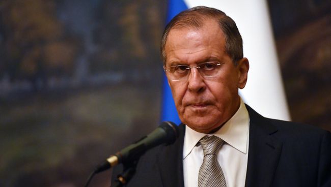 Министр иностранных дел России Сергей Лавров. Архивное фото