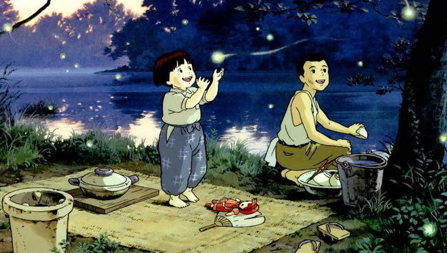 Кадр из аниме Могила светлячков(1988) Кадр из аниме Могила светлячков(1988)