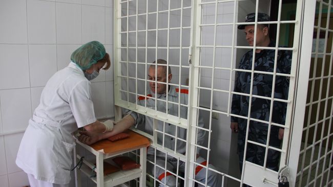 В процедурном кабинете больницы в ИК-3 во Владимире В процедурном кабинете больницы в ИК-3 во Владимире