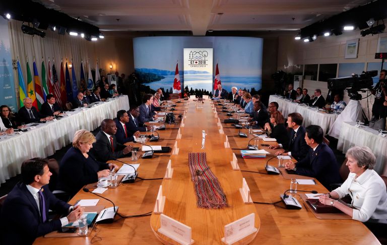 Саммит G7 в Квебеке Саммит G7 в Квебеке