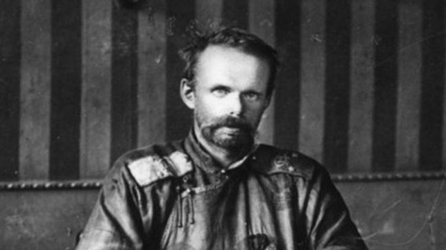 Барон Унгерн на допросе в Иркутске. Сентябрь 1921 года