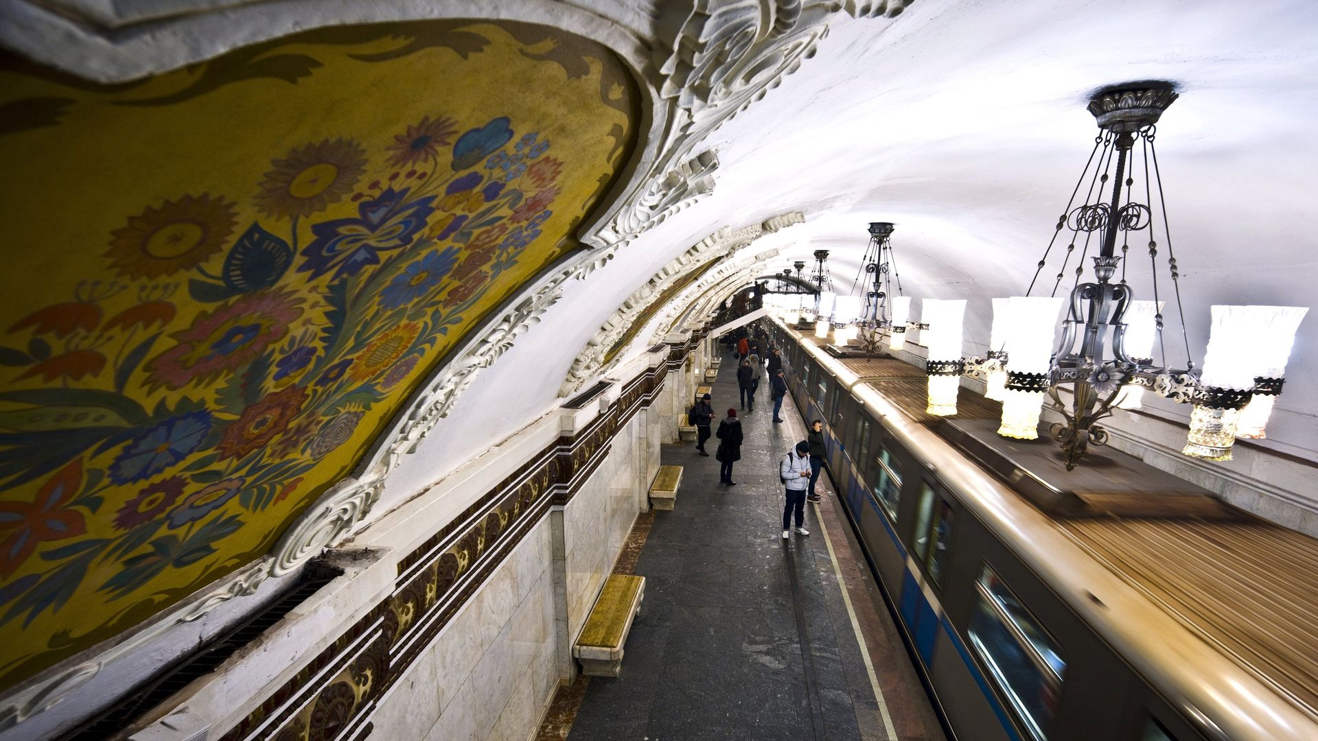 Станция московского метро Киевская Станция московского метро Киевская - РИА Новости, 1920, 09.04.2021