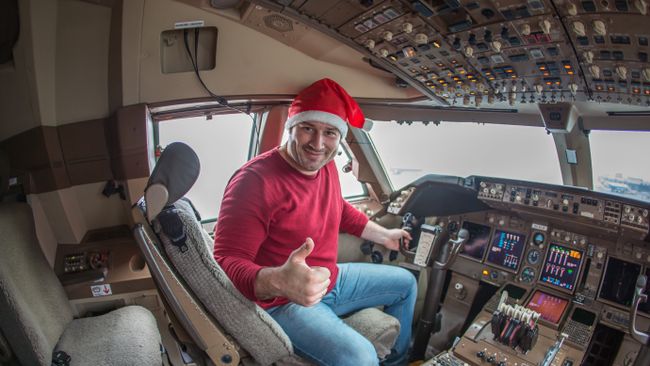 В кабине Boeing 747 В кабине Boeing 747