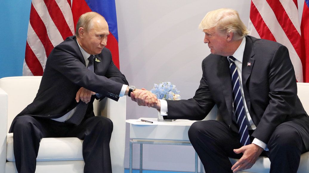 Владимир Путин и Дональд Трамп Владимир Путин и Дональд Трамп - РИА Новости, 1920, 17.02.2025