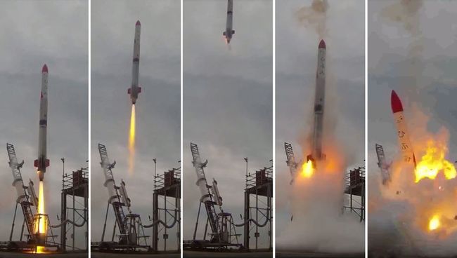 Неудачный запуск ракеты MOMO-2 в Японии. 30 июня 2018 Неудачный запуск ракеты MOMO-2 в Японии. 30 июня 2018