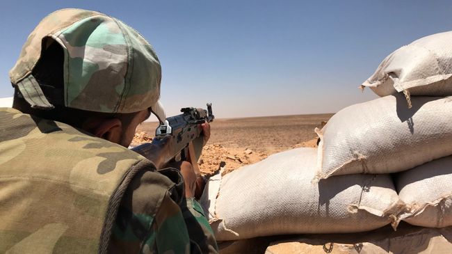 Сирийские военные. Архивное фото Сирийские военные. Архивное фото