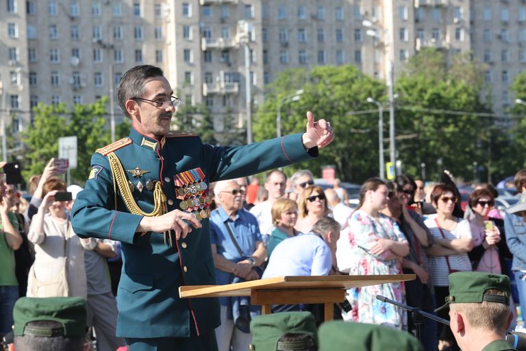 Выступление оркестра курсантов Военного института (военных дирижеров) на Поклонной горе. 26 мая 2018 Выступление оркестра курсантов Военного института (военных дирижеров) на Поклонной горе. 26 мая 2018