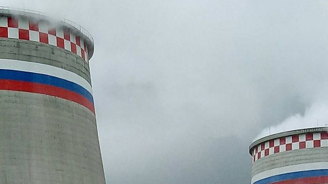 Градирни Калининградской ТЭЦ-2 