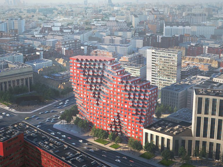Проект бюро MVRDV Московский силуэт Проект бюро MVRDV Московский силуэт