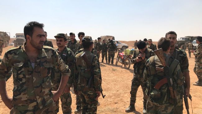 Сирийские войска вышли к границе с Иорданией в провинции Дераа Сирийские войска вышли к границе с Иорданией в провинции Дераа