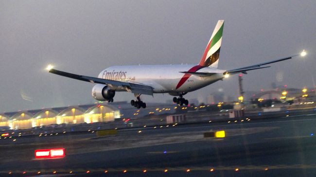 Самолет авиакомпании Emirates