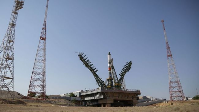 Ракета Союз-2.1а с космическим грузовиком Прогресс МС. Архивное фото