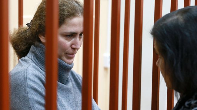 Директор Российского академического молодежного театра Софья Апфельбаум в Басманном суде Москвы. 27 октября 2017