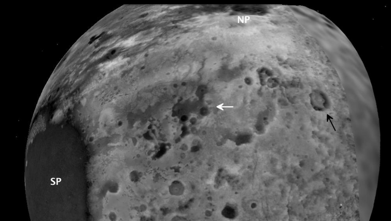 Трехмерная карта Плутона, подготовленная командой New Horizons Трехмерная карта Плутона, подготовленная командой New Horizons