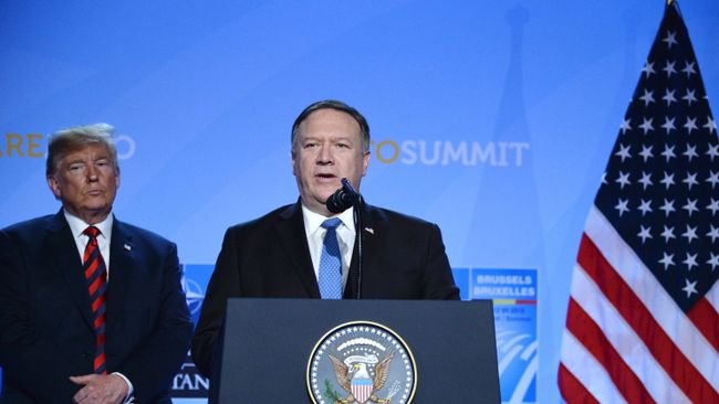 Государственный секретарь США Майк Помпео Государственный секретарь США Майк Помпео
