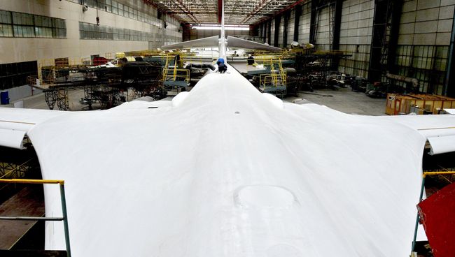 Цех Казанского авиазавода имени Горбунова. Архивное фото Цех Казанского авиазавода имени Горбунова. Архивное фото