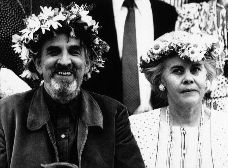Ингрид Фон Розен (Бергман) и Ингмар Бергман. 1988 год Ингрид Фон Розен (Бергман) и Ингмар Бергман. 1988 год