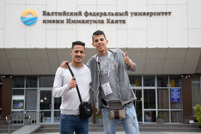 Рашид Хамиди Алдуй и Радуан Асдуи подали документы в БФУ им. И. Канта Рашид Хамиди Алдуй и Радуан Асдуи подали документы в БФУ им. И. Канта