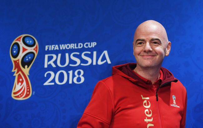 Пресс-конференция президента ФИФА Джанни Инфантино