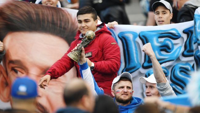 Участники во время Фестиваля болельщиков FIFA Fan Fest 2018 Участники во время Фестиваля болельщиков FIFA Fan Fest 2018