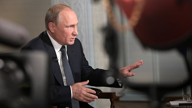 Интервью президента РФ В. Путина американскому телеканалу Fox News