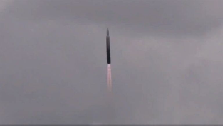 Испытания ракетного комплекса Авангард