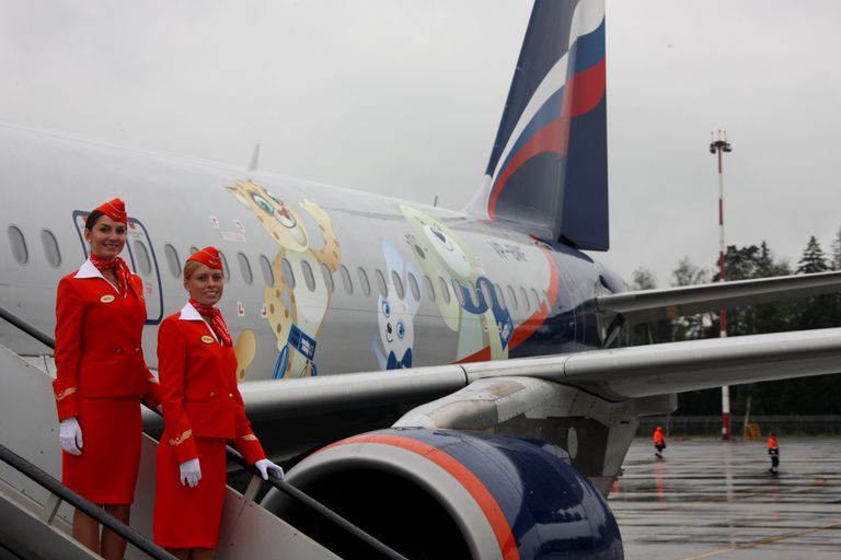 Самолет авиакомпании Аэрофлот Самолет авиакомпании Аэрофлот