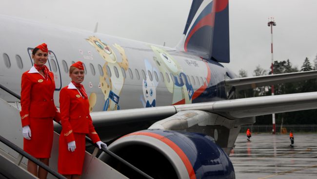 Самолет авиакомпании Аэрофлот Самолет авиакомпании Аэрофлот