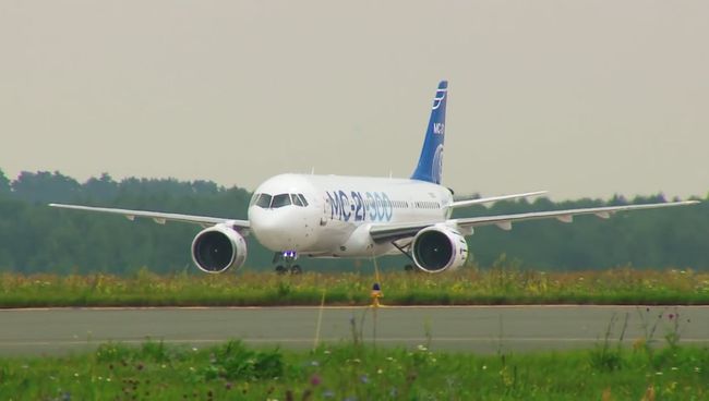 Перелет второго МС-21-300 из Иркутска в Жуковский Перелет второго МС-21-300 из Иркутска в Жуковский