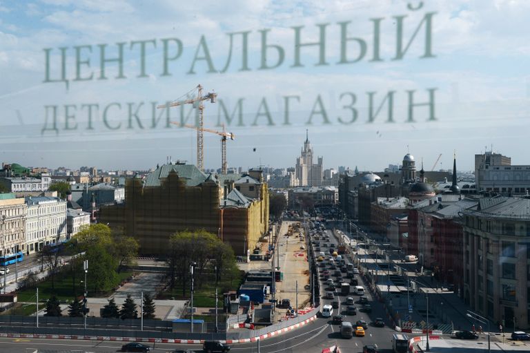 Благоустройство Лубянской площади в рамках программы Моя улица