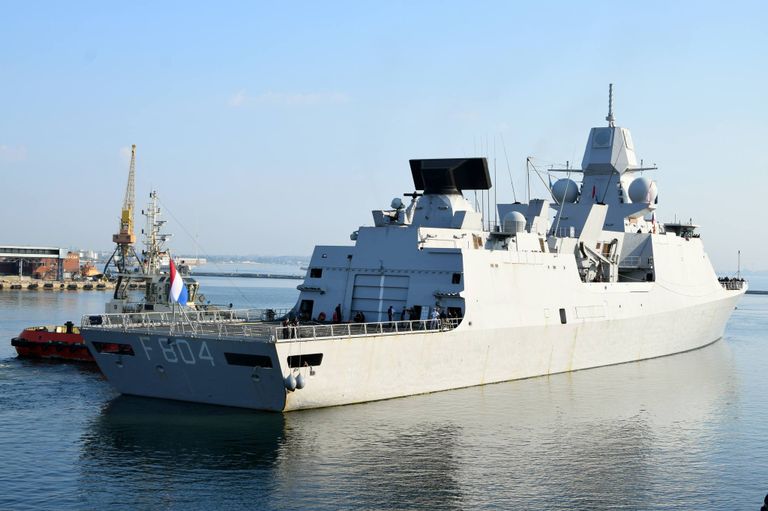 Корабли военно-морской группы НАТО в порту Одессы
