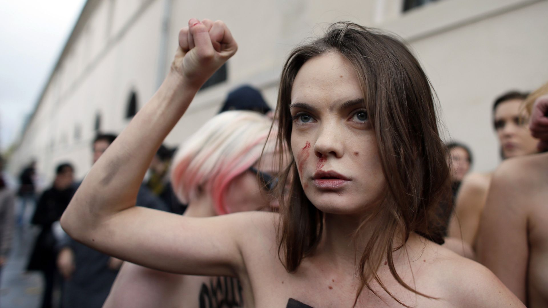 Одна из основательниц международного женского движения FEMEN Оксана Шачко Одна из основательниц международного женского движения FEMEN Оксана Шачко - РИА Новости, 1920, 22.08.2022